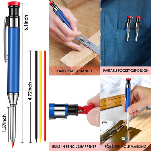 Metal Solid Mechanical Carpenter Pencil